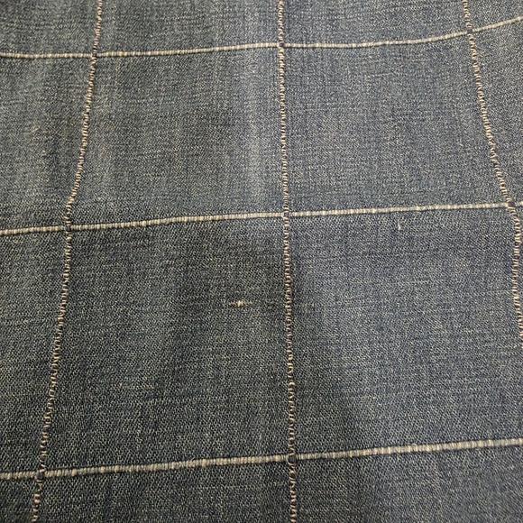 Van Heusen Blue Checkered Flare Jeans - Picture 9 of 11